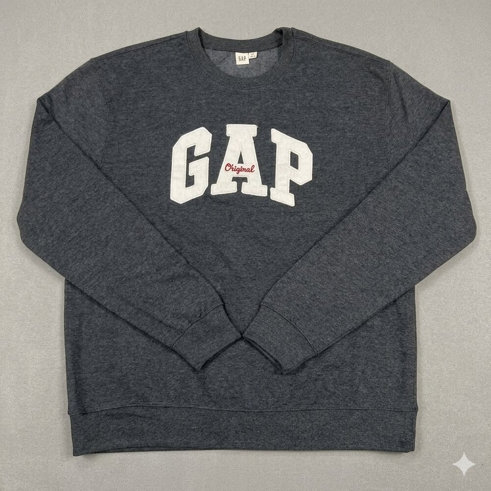 Vintage Gray Original Gap Crewneck Sweater